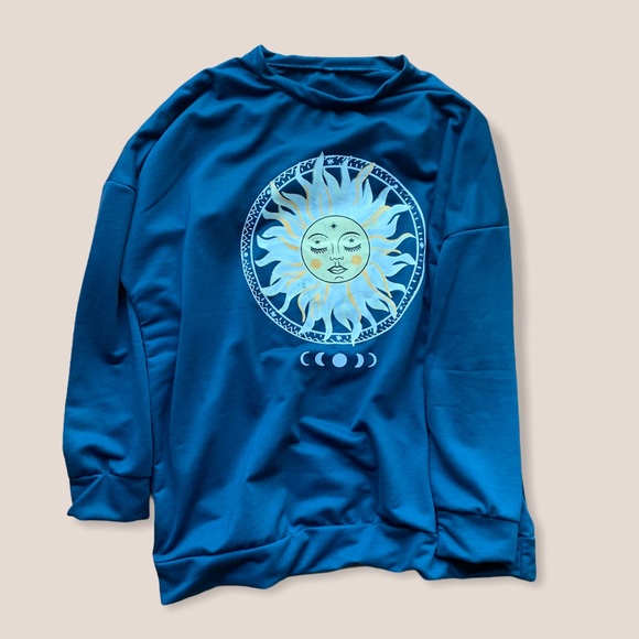 Blue Celestial Long Sleeve Top - Picture 1 of 2